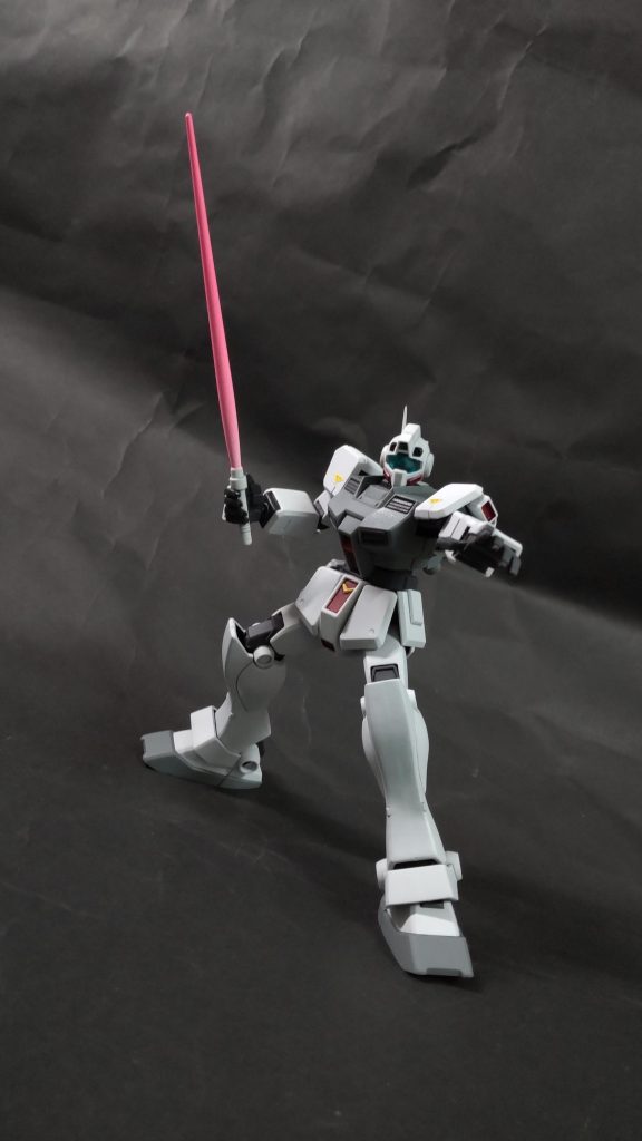 サーベル一体手首で。