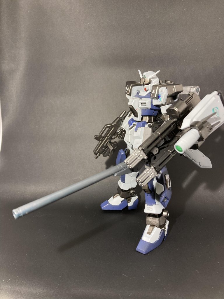 ビームキャノンはゼルトザームの物をそのまま使用しています。なんとなくペイルライダーの陸戦仕様みたいになったな〜