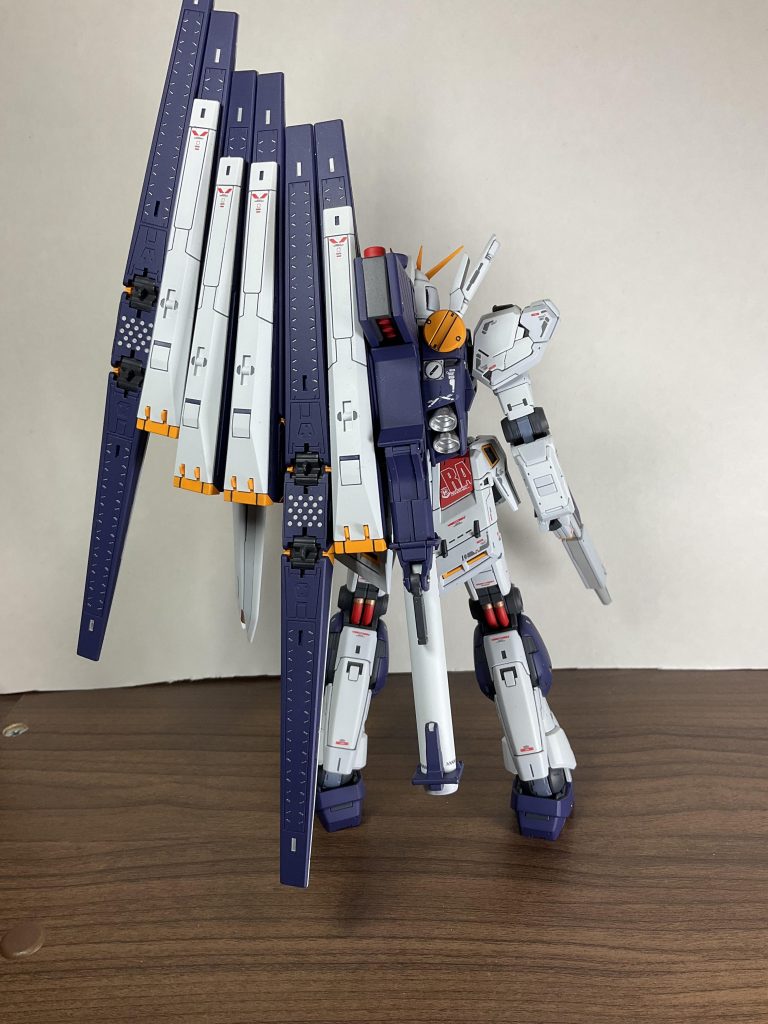 バック腕関節はブルーフォグホワイトで塗り分け