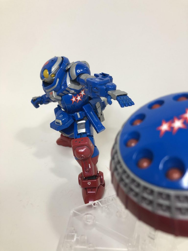 キャプテンと言えば盾投げ