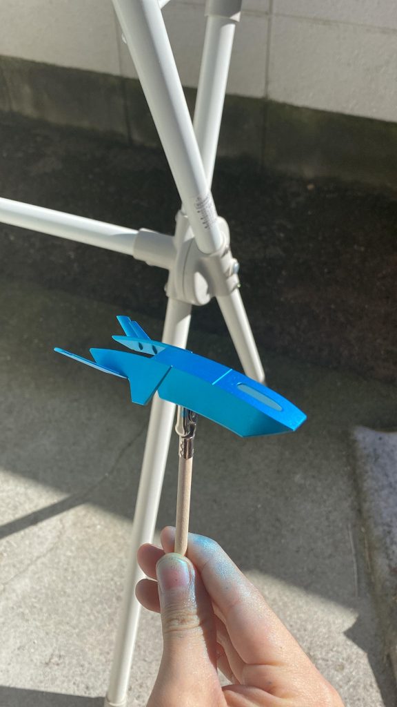 今までマーカーを直塗りしてたのでムラがない事に感動ですね。