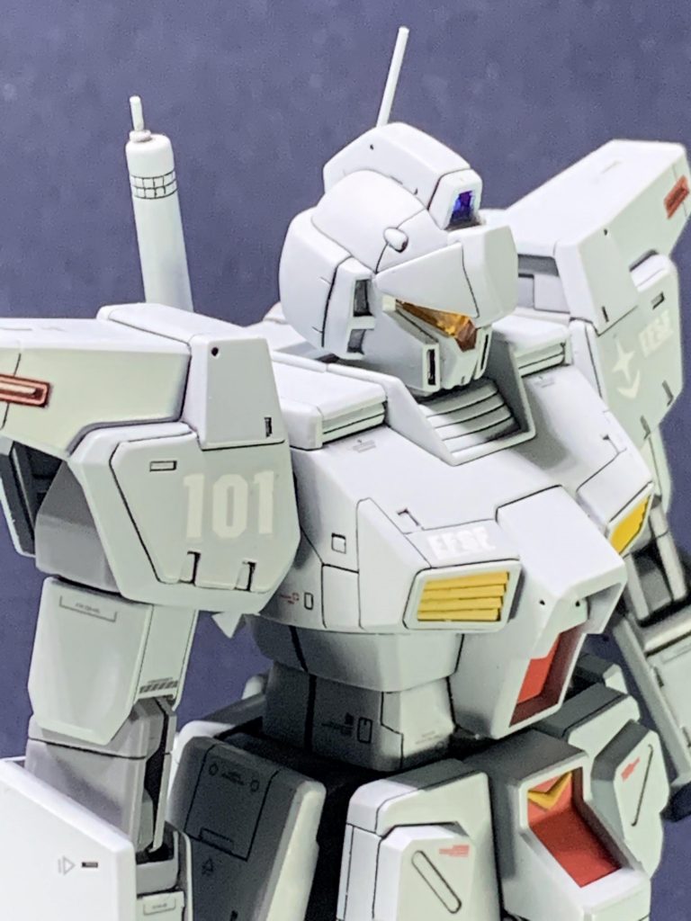 HGジムカスタム　ディテールアップ–2枚目/制作者：(ﾟ∀ﾟ)もっちキチ