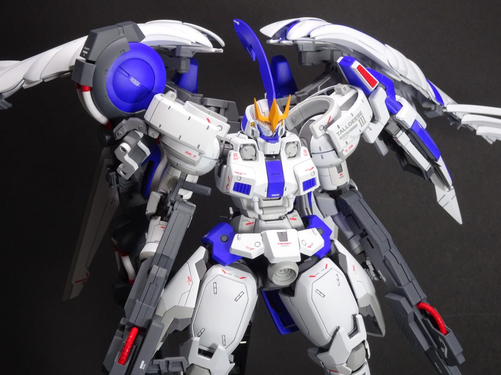 ホワイトはガイアのEXホワイトブルーは、ガンダムカラーのＥＸＡＭブルー１です。とにかく終始楽しく制作できました！最後まで御覧いただき、ありがとうございました。