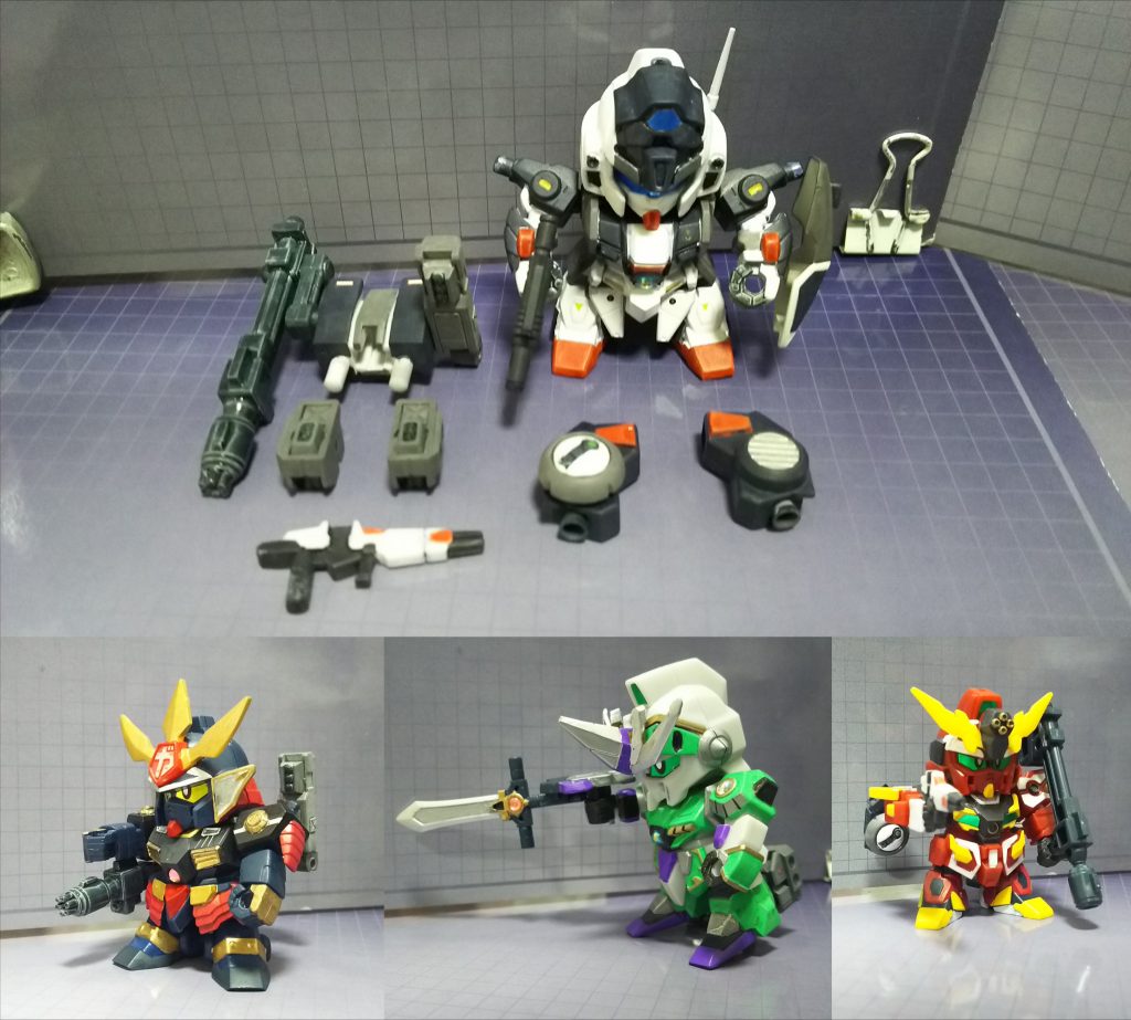 オペレーションHWS増加装備は他のガシャプラ戦士の強化パーツにもなるのです。