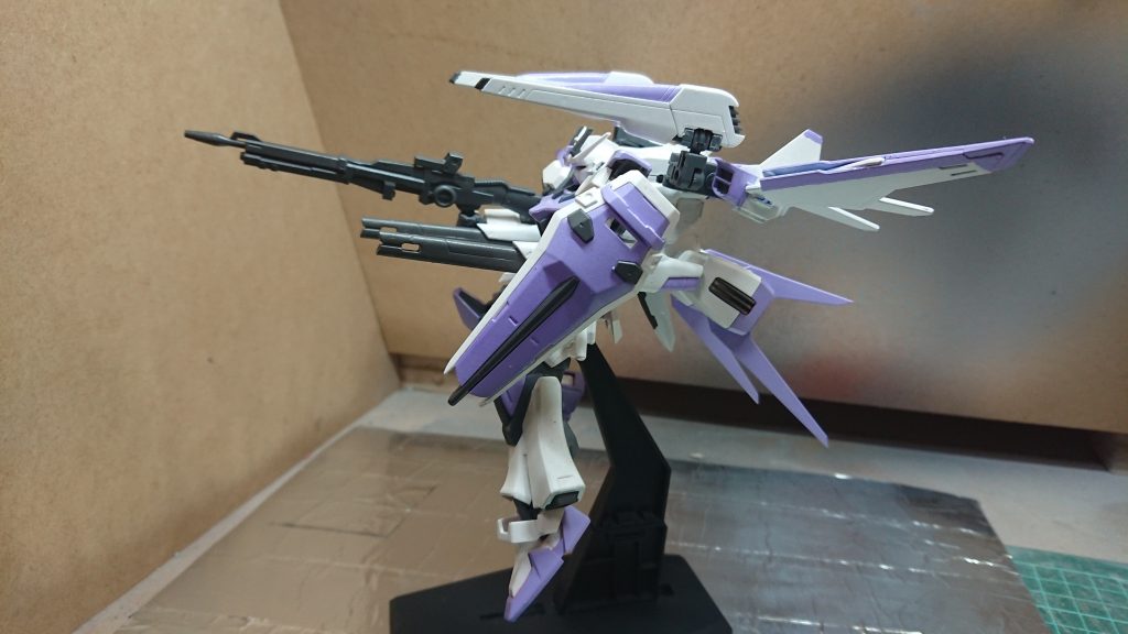 ビルドブースターとエールストライカーを合体したストライカーを作りました。今見ると、いろいろヒドイ…