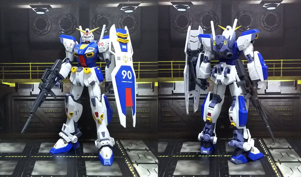 細部の配色やマーキングにアレンジを加えています。F と 90 の文字はやはり入れたくなるものです。