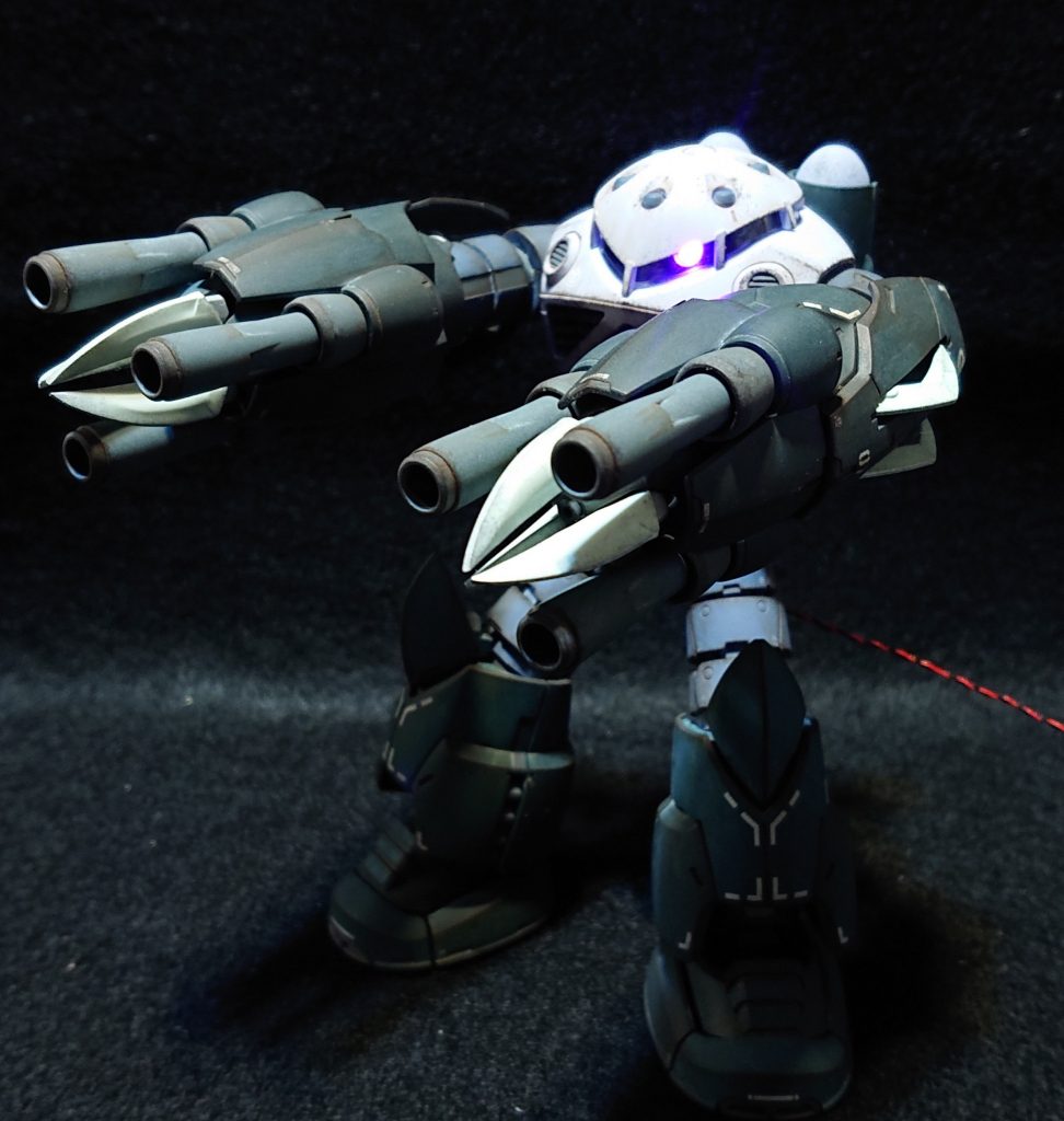 RG 1/144 量産型ズゴック兵装複合機(ミキシング、部分塗装、電飾、ウェザリング)–4枚目/制作者:Chohnan