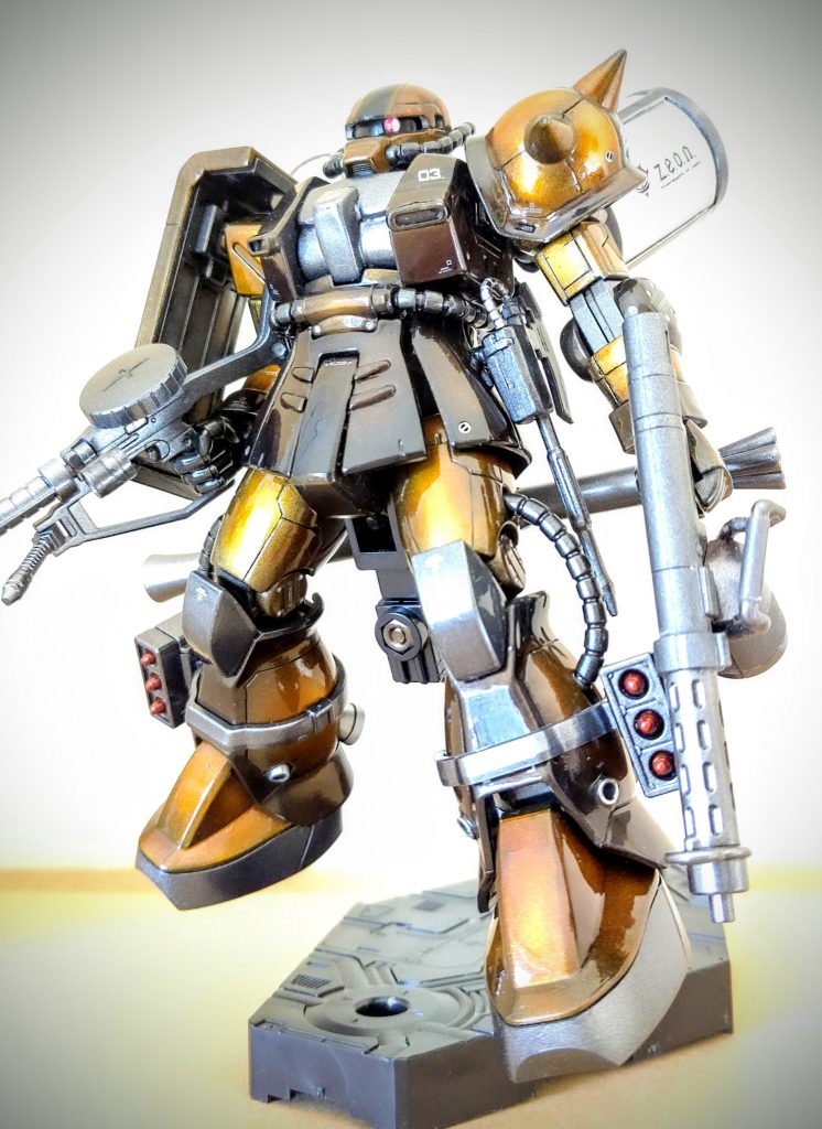 HGUC量産型ザクⅡ キャンディ塗装–2枚目/制作者：aki