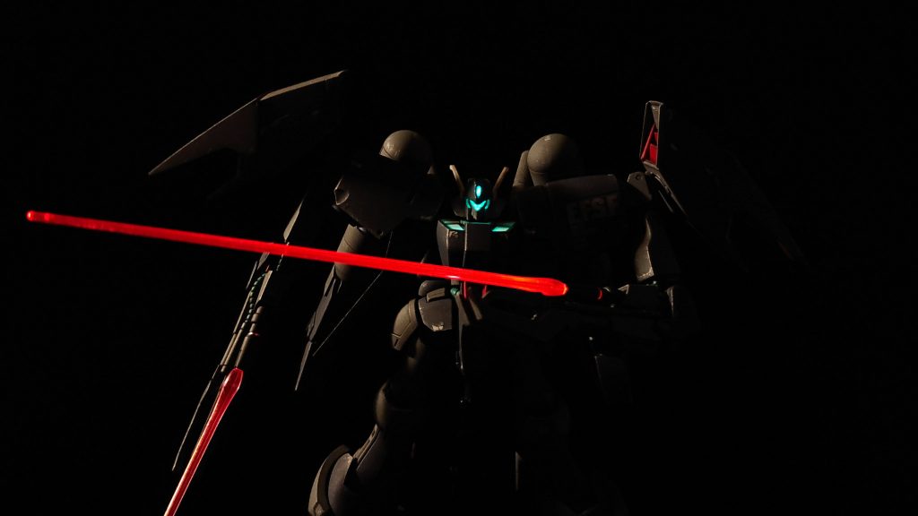 HG 1/144 バイアランカスタム2号機バンデシネ版&1号機(部分塗装、電飾、ウェザリング)–7枚目/制作者:Chohnan