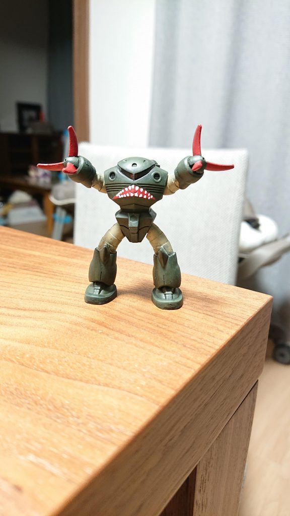 ウェザリングとかする前のベタ塗り状態。