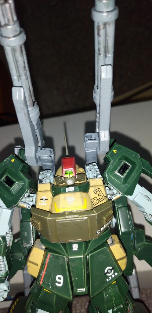 バストアップチンカガードとブレードアンテナが30ＭＭのパーツ