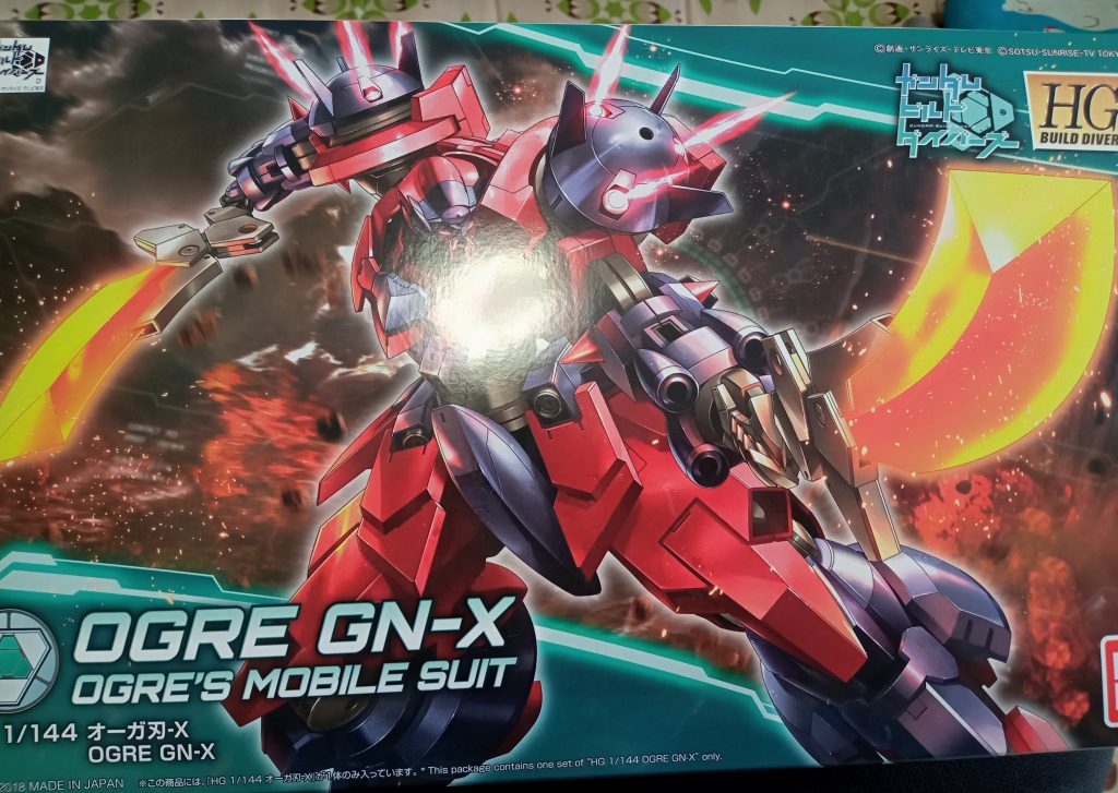 使用したキットは、オーガ刃-Xです。理由は、見た目が似てるなと思ったからです。