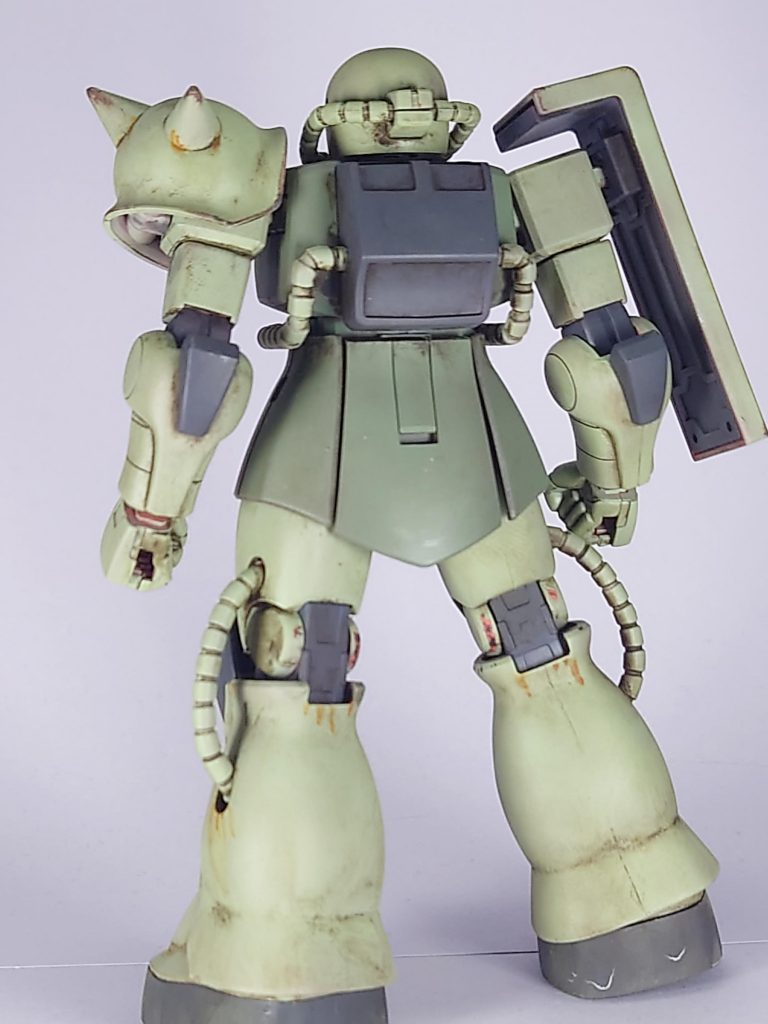 背面関節などに雨だれ表現