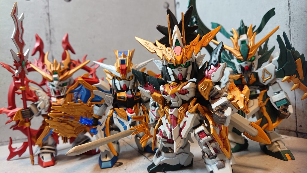 蜀の3人と。軍備がどんどん増強されていきます。