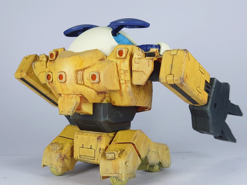 背面塗装ハゲは控え目にした代わりに汚れダレを多めに