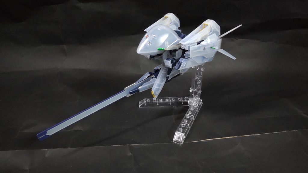 サブアームで持たせにくかったので、コンポジットシールドブースターのアームを引っ掛けてみました。