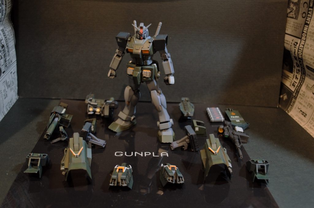 部分差し替えで着脱可能です期待の構造は弄ってないのですが、かっこいいですよねEG