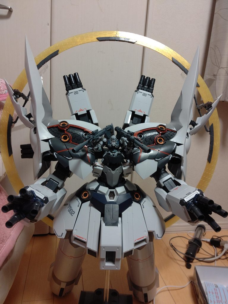 完成！手？に表情がつくだけでこんなにカッコよくなるとは…