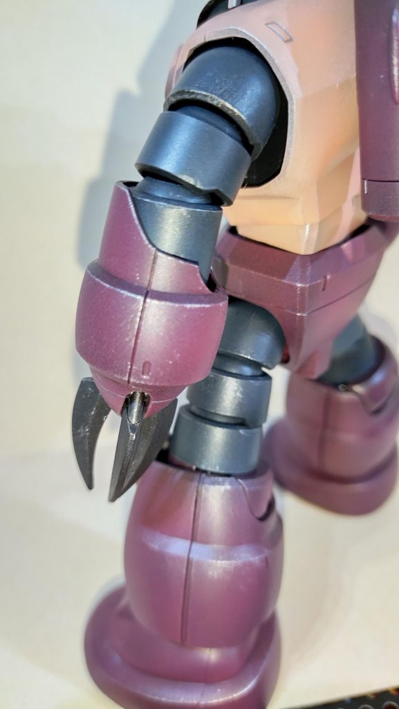 もう少しキツめにドライブラシしても良かったかも知れません。