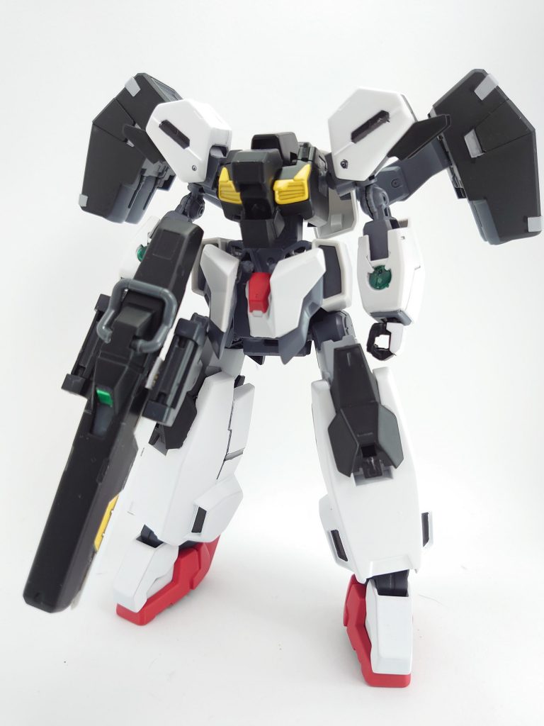 ヴァーチェアーマー今回は飛行形態を排除し、00V戦記からラファエルガンダムドミニオンズの「セラ」をモチーフに無人機体を選びました