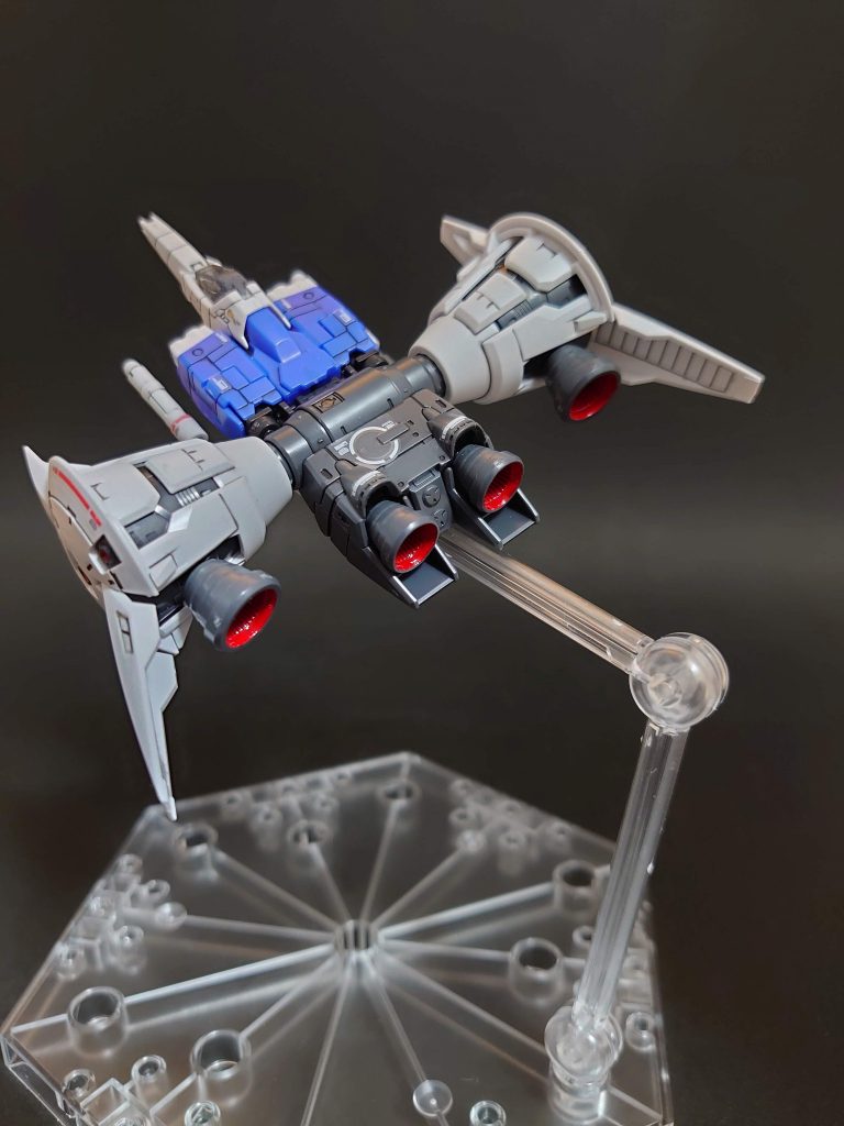 コア・ファイターだけでも軽めのHGと同じくらいの時間がかかりました💦キャノピーのフレーム？の塗り分けがしんどかった😱