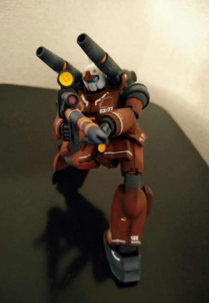 かがんで狙い撃ち