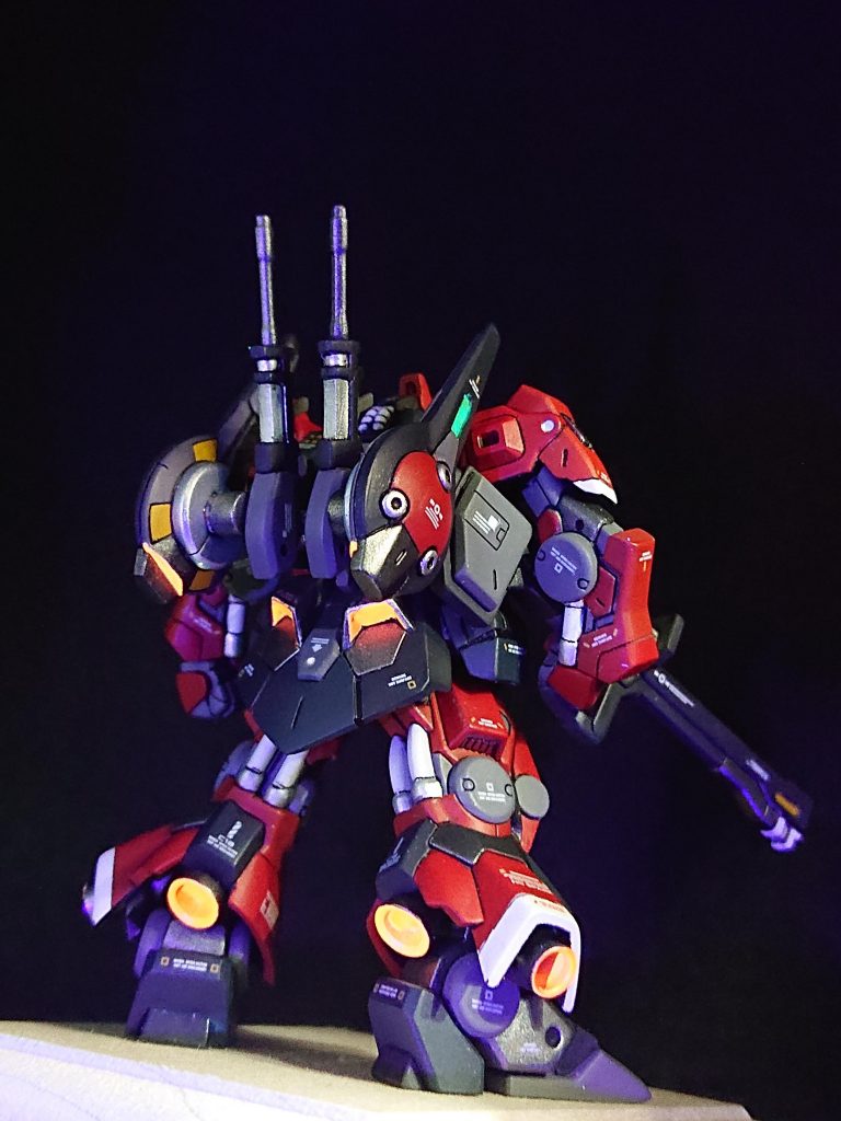 バーニアにも蛍光塗料使用 発光最高😆