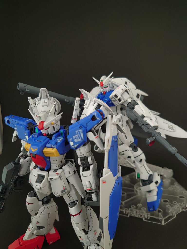 ウラキ少尉の搭乗機で2ショット📷GP04もHGUCで出してほしいです🙇今回もご覧いただきありがとうございました(｀･ω･´)ゞ