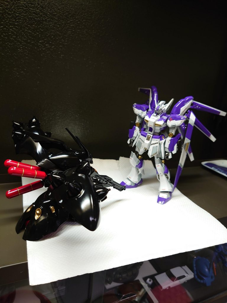 SDナイチンゲール仕上げてRGHi-νガンダムやりますか😁