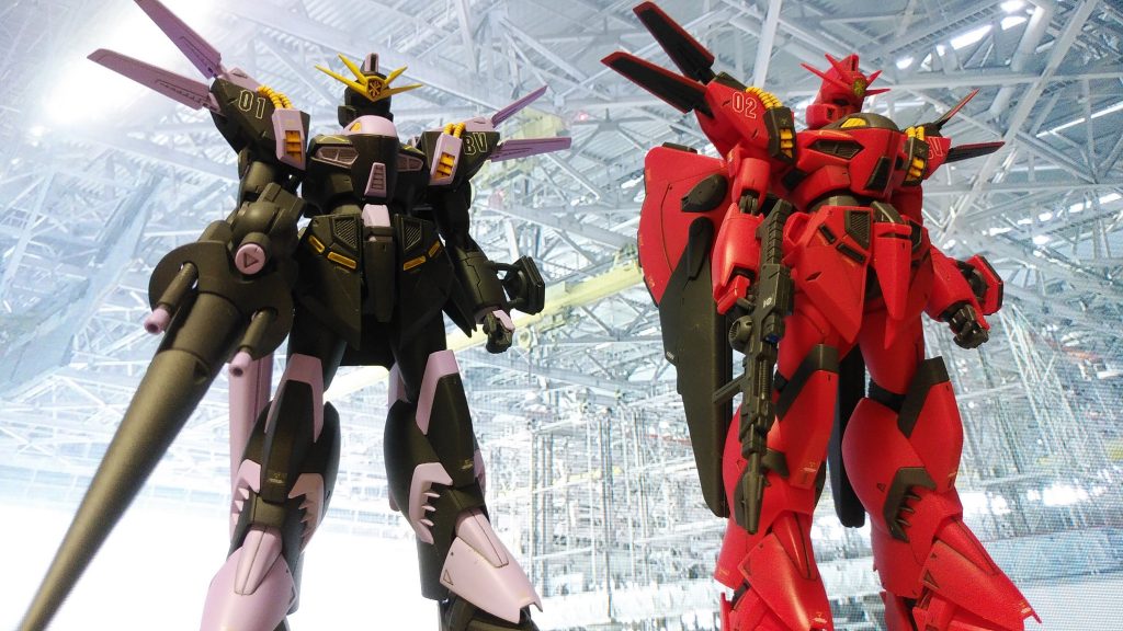 ビギナ･ギナⅡ1号機＝ザビーネ機ビギナ･ギナⅡ2号機＝ドレル機