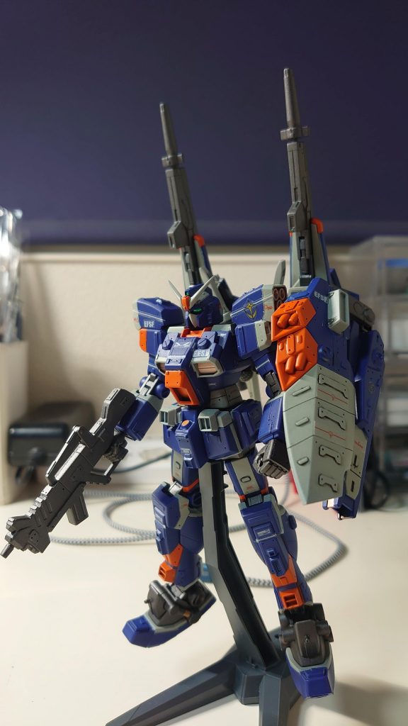 いつもの塗装に、オレンジのワンポイント足して満足です。