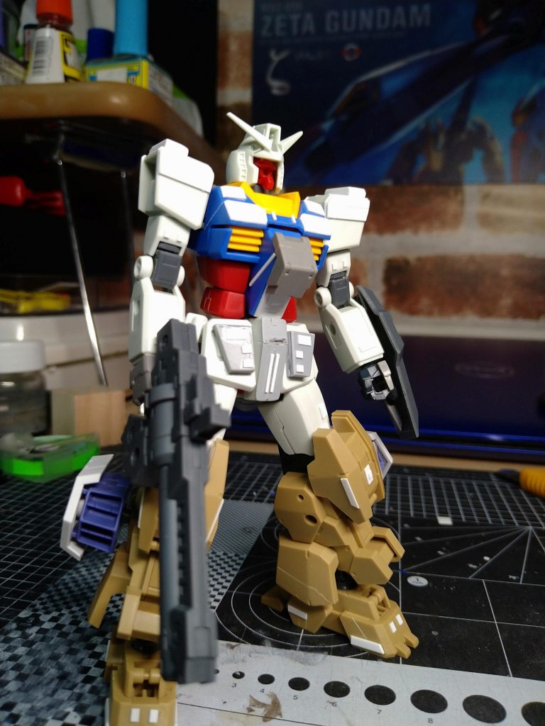 塗装前。塗装はいつも通り水性ホビーカラーの筆塗り(汗)以下何枚か、地上戦をイメージして