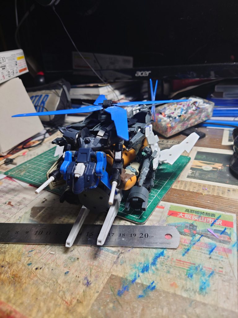 エグザビークル航空攻撃支援ヘリ「ベスパ」& マグアナック・スナイパー–3枚目/制作者：鉄道青年