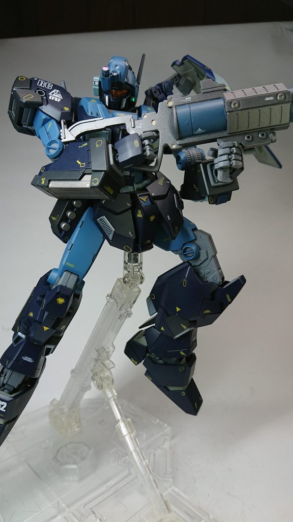 キャプチャーガンは銃口にバーニアパーツを埋め込んでます。