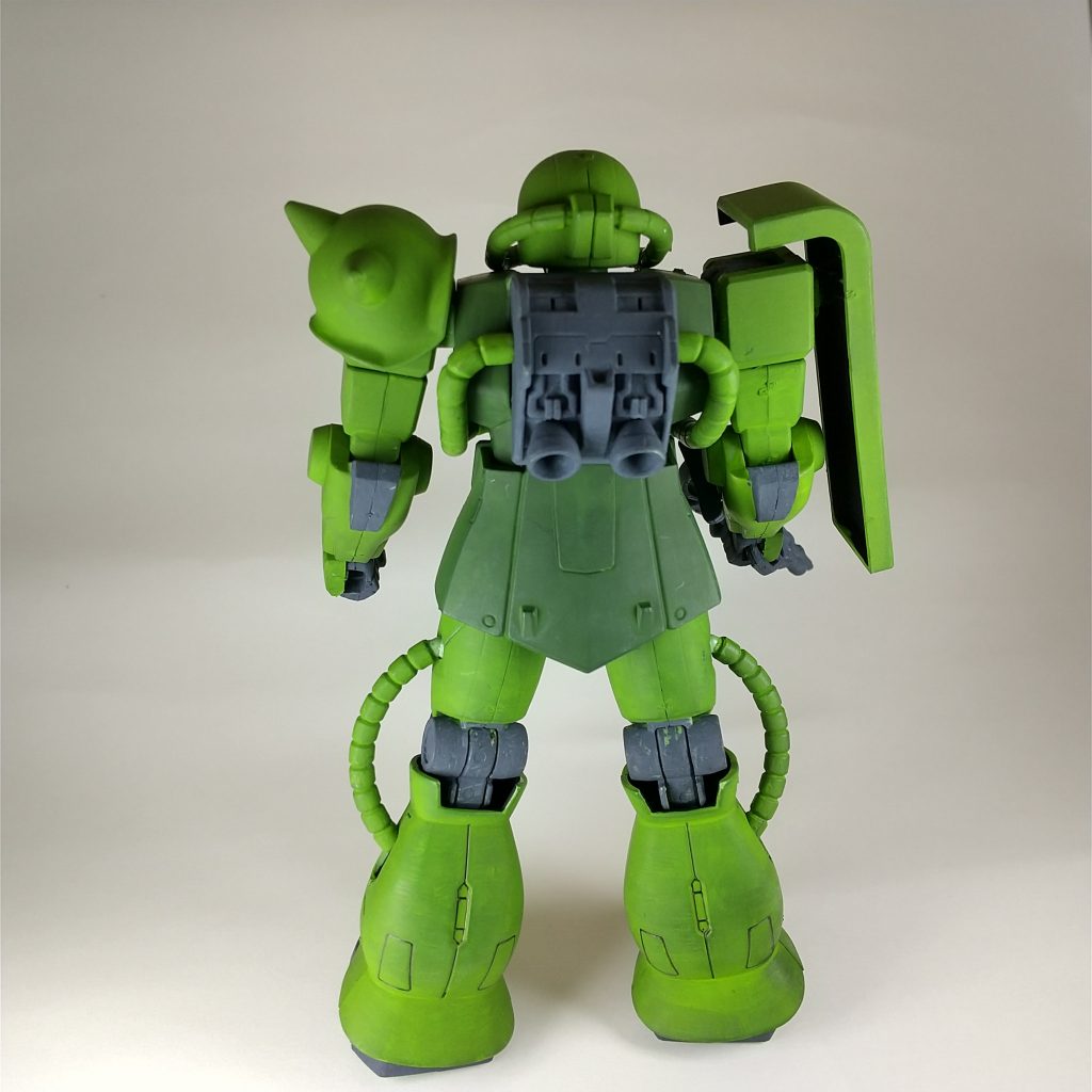 ためしにふくらはぎのモールドをピグマ0.03ミリの黒でスミイレ。これは上手くいった印象。しかしながらこれ以上のスミイレはやっていないです。せっかくなのでいつか、塗り直ししてみようかとおもっているところです。