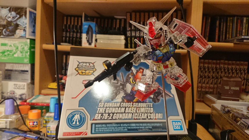 ゲート処理すらしてない。ほんとに素組。だがしかし、カッコいい！