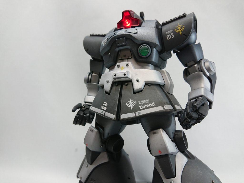 MGドム（ブラックドム）電飾付艶消メタリック塗装–2枚目/制作者：つしま