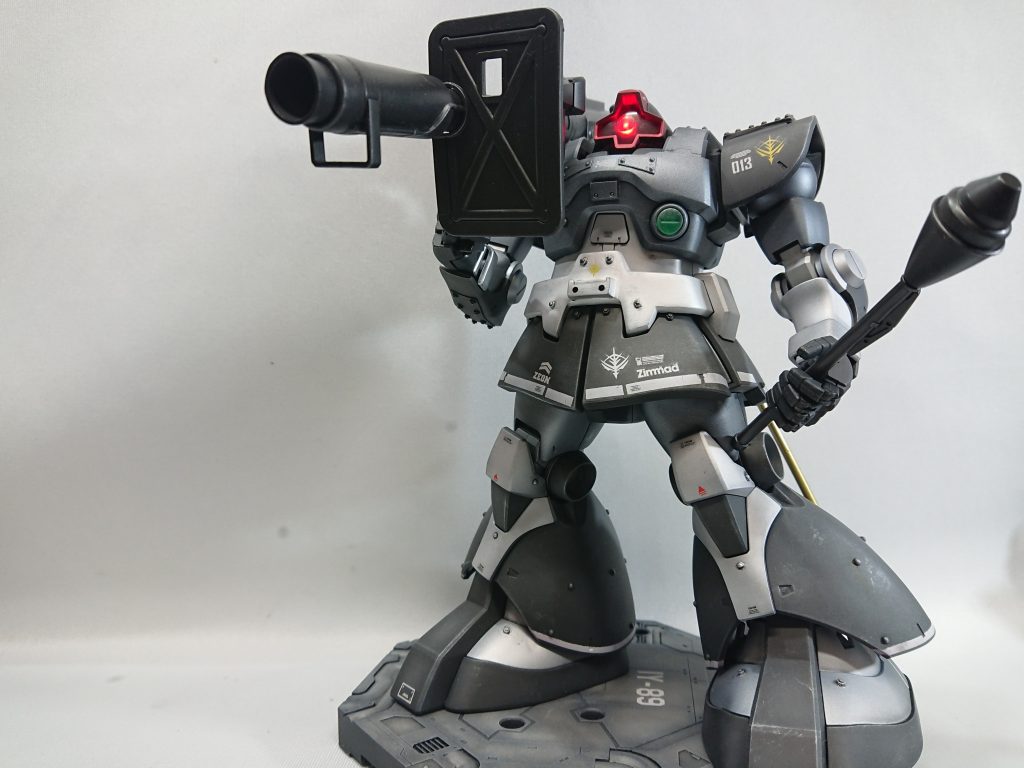 MGドム（ブラックドム）電飾付艶消メタリック塗装–3枚目/制作者：つしま