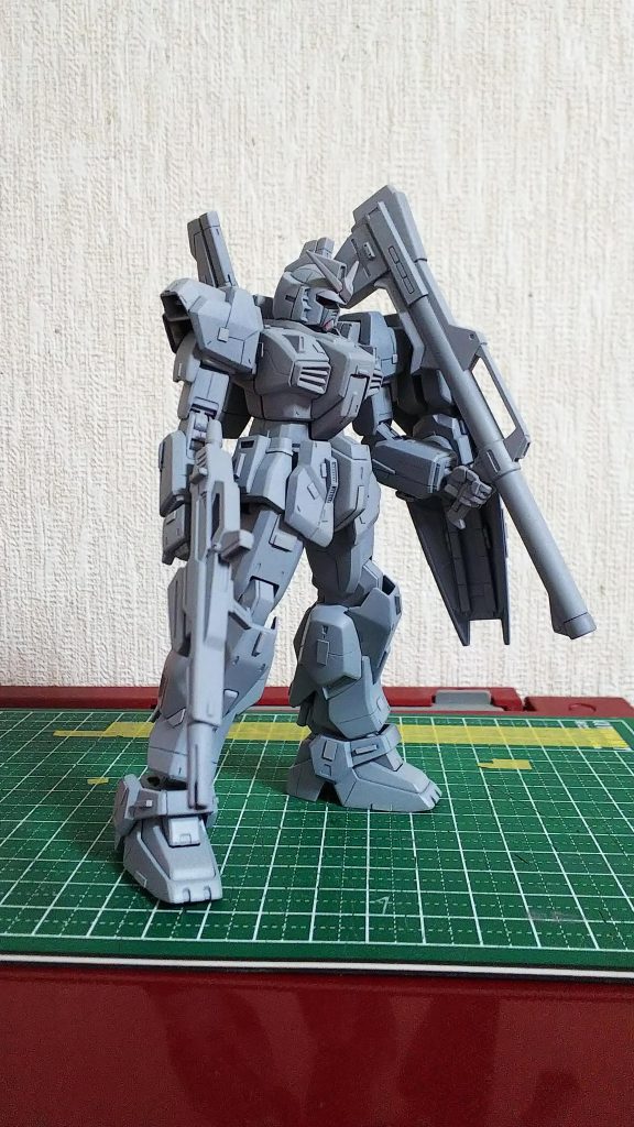 サフを吹き終えた状態