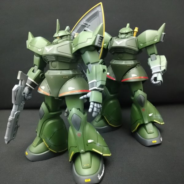 HGUC ゲルググ袖付き✕2機【リペイント】