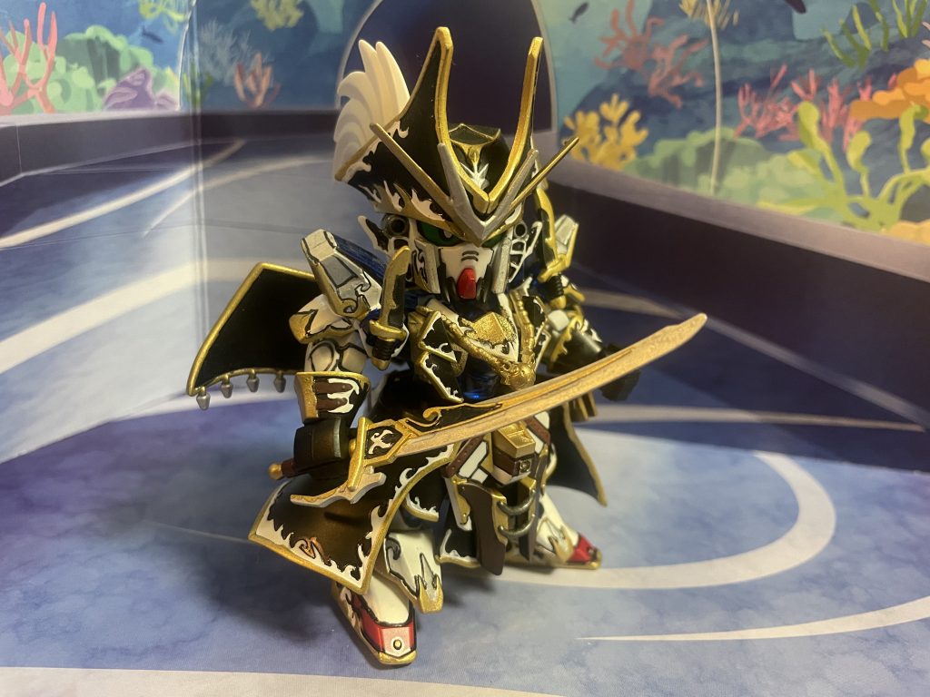 愛刀ヘアテイルを抜刀！ここは海軍っぽい。