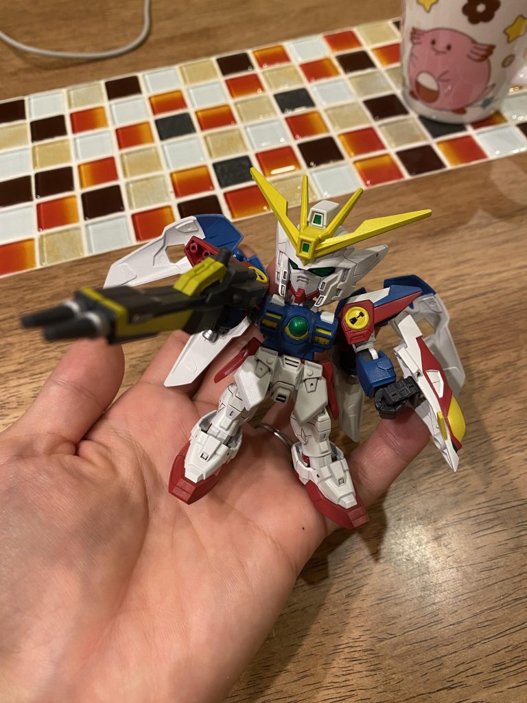 SDガンダムウイングガンダムゼロ全塗装–2枚目/制作者：花プラ