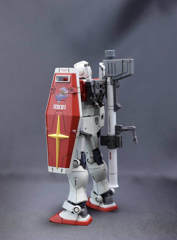 MGジム2.0用ガンダムデカールからかぼちゃジムエンブレムを使用してます。