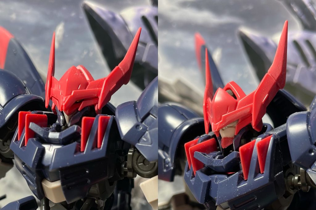 仮面の中の素顔をあらわにしたく、削っては盛り付けをしながら形を作っていきました