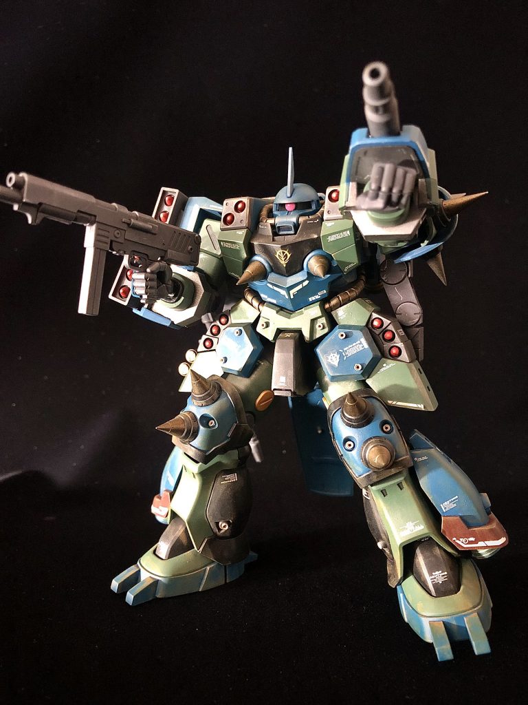 ガンプラビルダーズに登場したMSで力強いデザインでカッコイイ機体です。