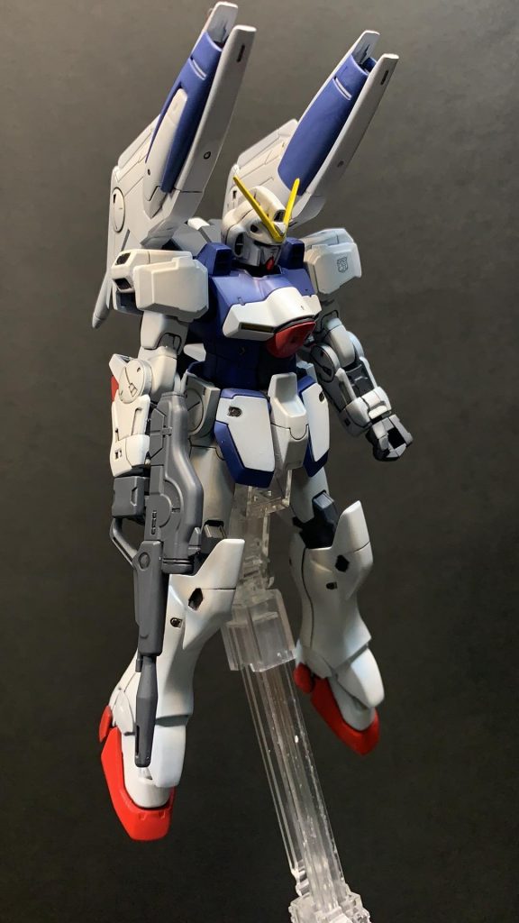 お気に入りはガイアのマーズディープブルー＋ホワイト、好みな青みが出ました。本体はニュートラルグレー1+ウォームホワイト、赤、黄の部分は地味目を出すためオミットしています