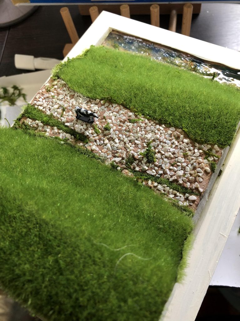 木工用ボンドと紙粘土で…