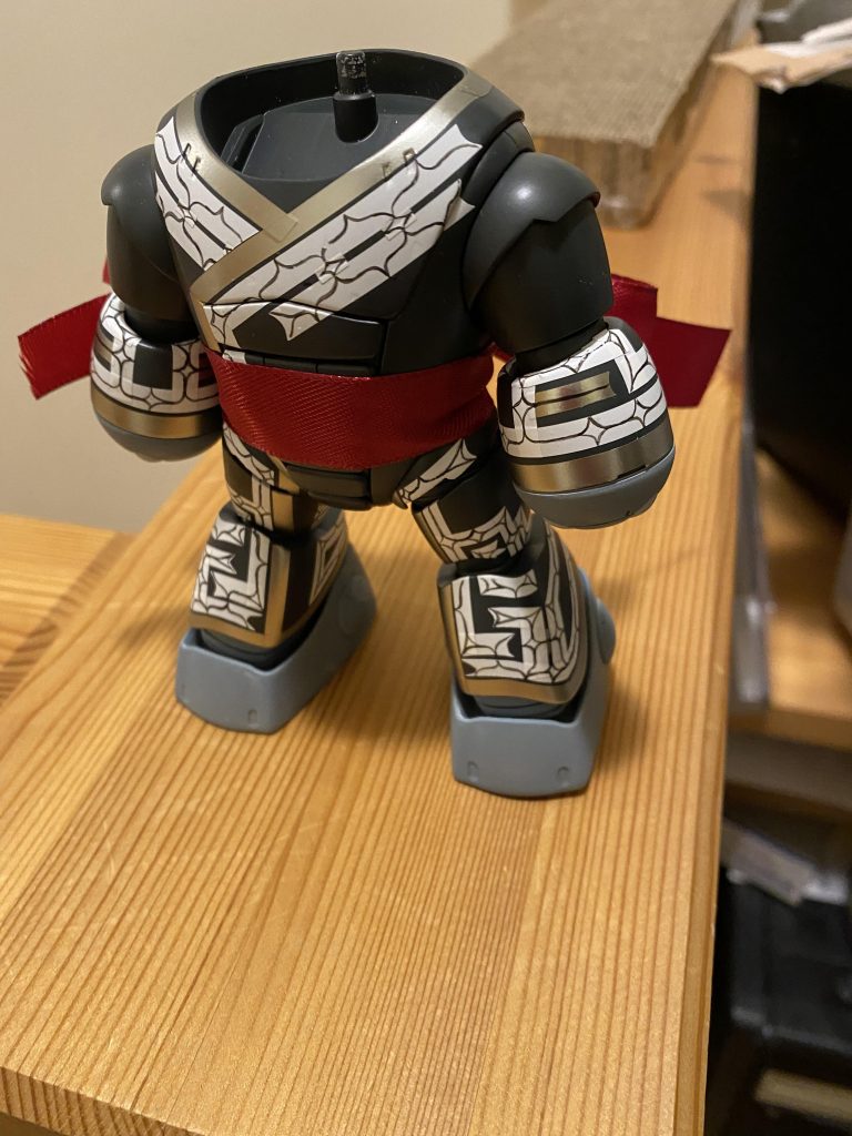 帯は今回100均のリボンを使ってみました。今見るとこの太さと色でも良かったかな。