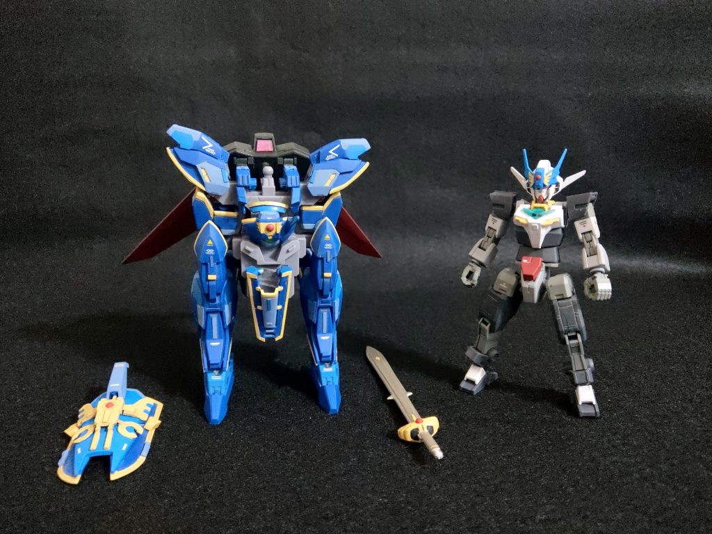 コアガンダムの汎用コアチェンジシステムにより装備可能。今後の天空の鎧などの実装にも期待。