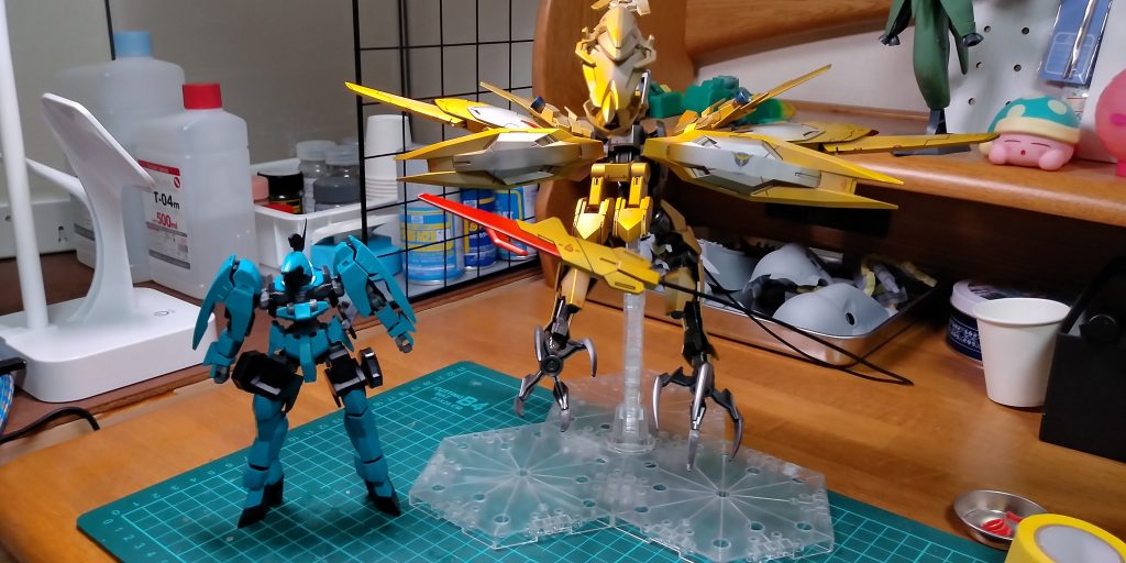 サイズ感として鉄血系のHGキットの2.5倍程でアニメに近いサイズ感になりました。